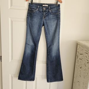 J Brand 28 Actual 30.5x32.5 Heartbreaker Boot Leg